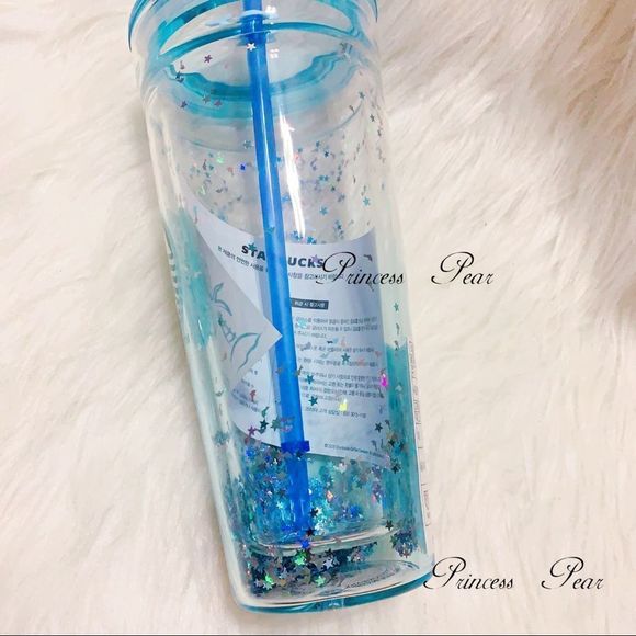 Starbucks Korea Glitter Whale Glass Tumbler - Picture 9 of 13